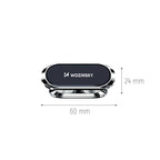 Wozinsky WMH-06 lipnus magnetinis automobilinis laikiklis prietaisų skydeliui 360, sidabrinis
