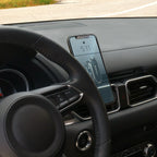 Wozinsky WMH-06 lipnus magnetinis automobilinis laikiklis prietaisų skydeliui 360, sidabrinis