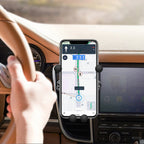 Wozinsky WCH-05 gravitacinis automobilinis telefono laikiklis oro ventiliacijos angai, juodas