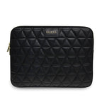 Guess Quilted dėklas 13" nešiojamajam kompiuteriui – juodas -- Laptop Bags