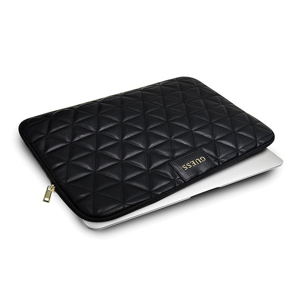 Guess Quilted dėklas 13" nešiojamajam kompiuteriui – juodas -- Laptop Bags