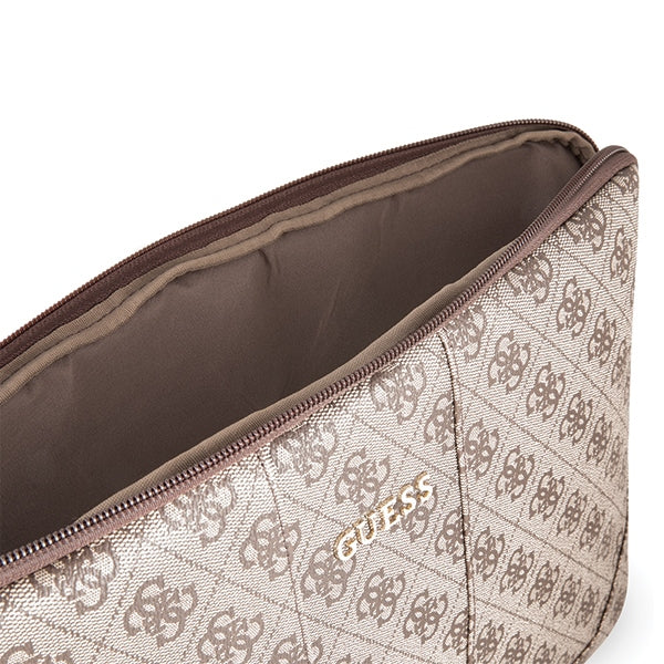 Guess Uptown dėklas 13" nešiojamajam kompiuteriui – rudas -- Laptop Bags
