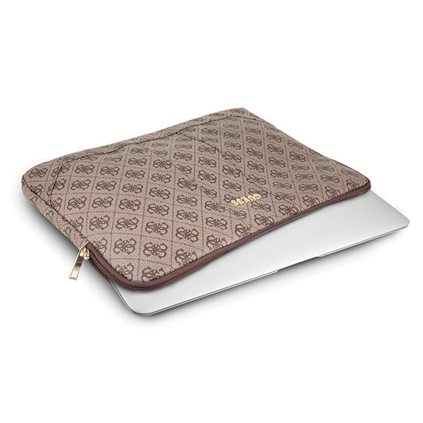 Guess Uptown dėklas 13" nešiojamajam kompiuteriui – rudas -- Laptop Bags