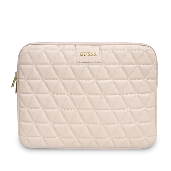 Guess Quilted dėklas 13" nešiojamajam kompiuteriui – rožinis -- Laptop Bags