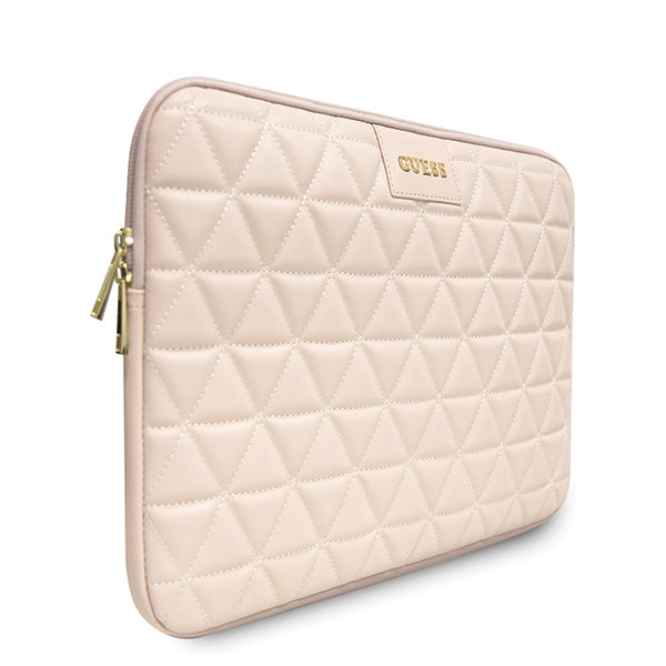 Guess Quilted dėklas 13" nešiojamajam kompiuteriui – rožinis -- Laptop Bags