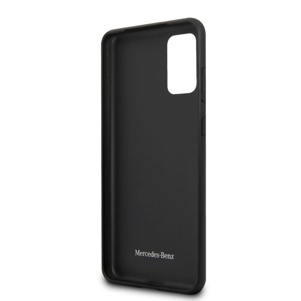 Mercedes-Benz Wood Line riešutmedžio dėklas Galaxy S20+ – rudas -- Samsung Galaxy S20+