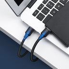 Ugreen USB 2.0 laidas (kištukas) - USB 2.0 (kištukas) 1 m juodas (US128 10309) -- Cell phone cables