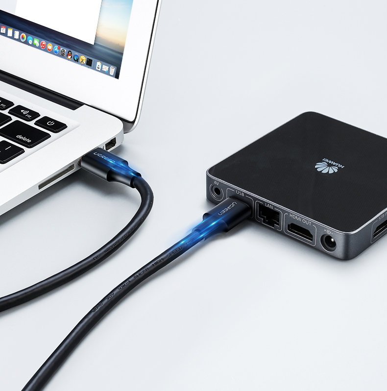 Ugreen USB 2.0 laidas (kištukas) - USB 2.0 (kištukas) 1 m juodas (US128 10309) -- Cell phone cables