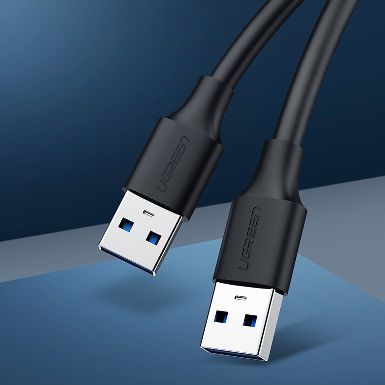 Ugreen USB 2.0 laidas (kištukas) - USB 2.0 (kištukas) 1 m juodas (US128 10309) -- Cell phone cables