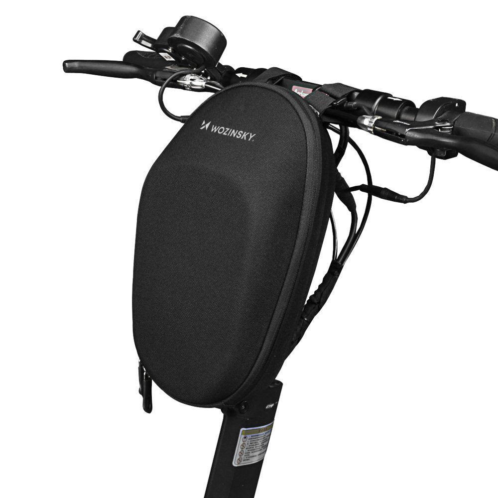 Wozinsky nepralaidus vandeniui paspirtuko rankenės krepšys 4L juodas (WSB1BK) -- Bicycle Bags