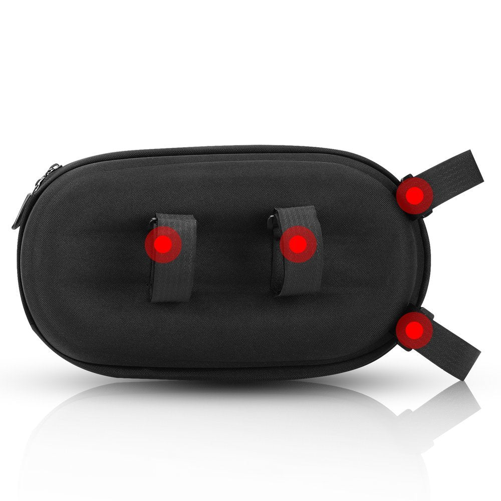 Wozinsky nepralaidus vandeniui paspirtuko rankenės krepšys 4L juodas (WSB1BK) -- Bicycle Bags