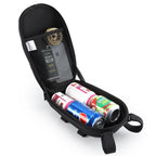 Wozinsky nepralaidus vandeniui paspirtuko rankenės krepšys 4L juodas (WSB1BK) -- Bicycle Bags