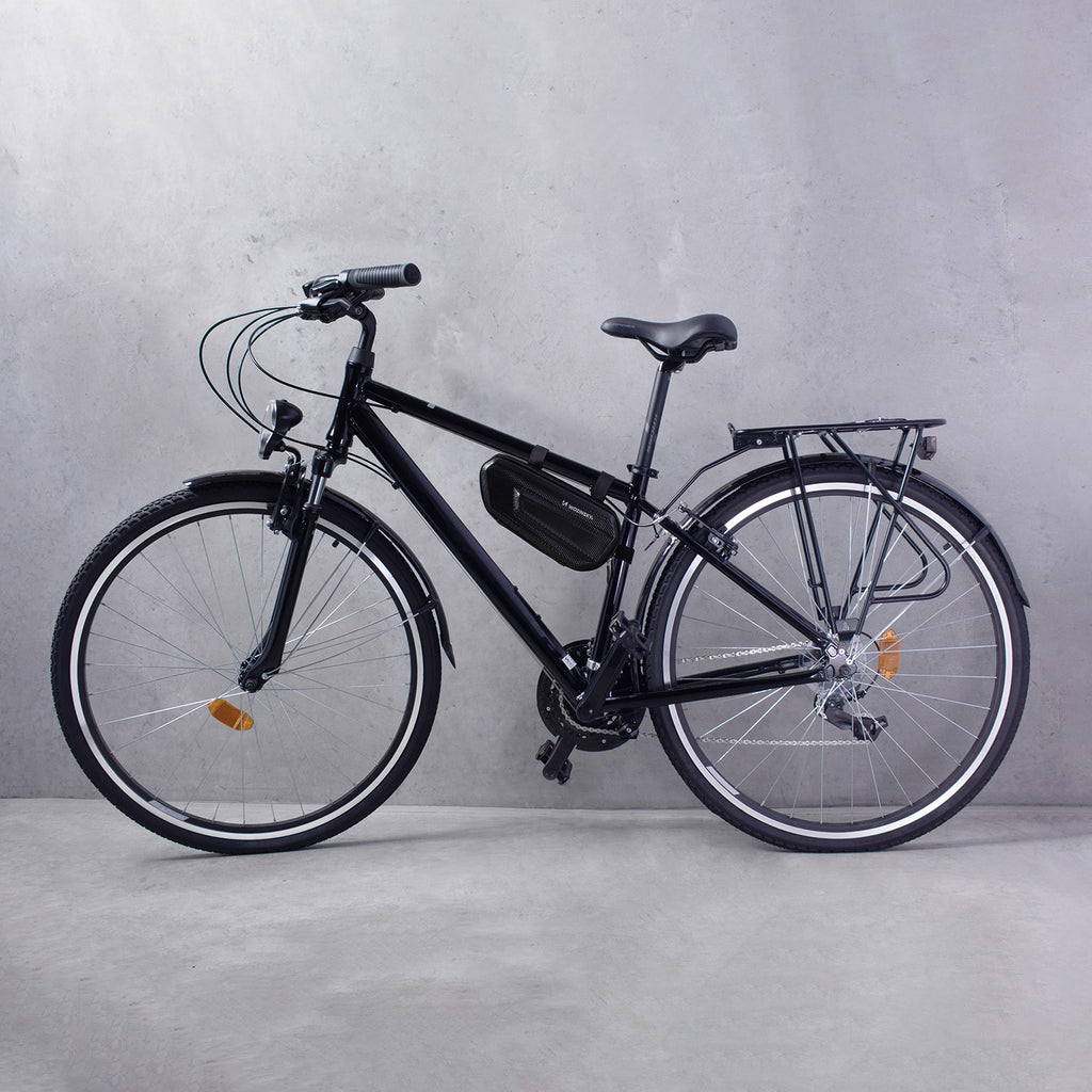 Wozinsky dviračio rėmo krepšys 1,5L juodas (WBB10BK) -- Bicycle Bags