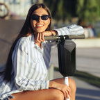 Wozinsky nepralaidus vandeniui elektrinio paspirtuko rankenės krepšys 4L juodas (WSB2BK) -- Bicycle Bags