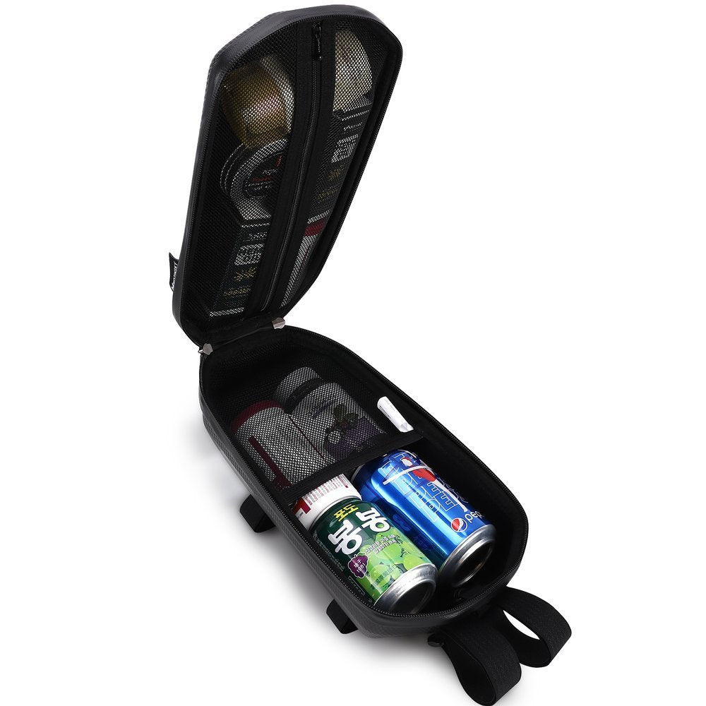 Wozinsky nepralaidus vandeniui elektrinio paspirtuko rankenės krepšys 4L juodas (WSB2BK) -- Bicycle Bags