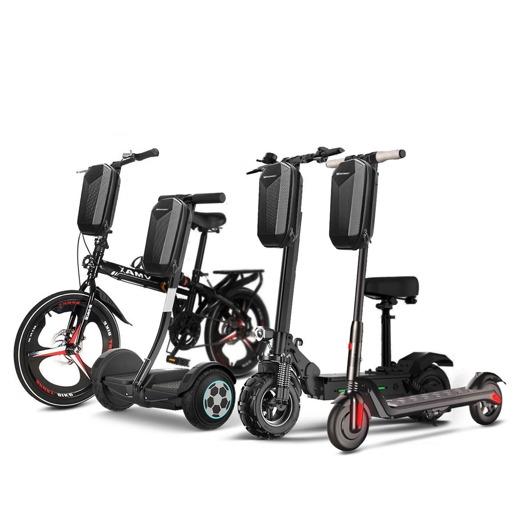 Wozinsky nepralaidus vandeniui elektrinio paspirtuko rankenės krepšys 4L juodas (WSB2BK) -- Bicycle Bags