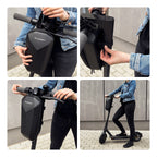 Wozinsky nepralaidus vandeniui elektrinio paspirtuko rankenės krepšys 4L juodas (WSB2BK) -- Bicycle Bags