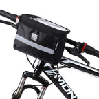 Wozinsky Dviračio rankraščio krepšys su telefono dėklu 2L juodas (WBB12BK) -- Bicycle Bags