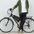 Wozinsky dviračio rėmo krepšys 3.5L pilka (WBB15BK) -- Bicycle Bags