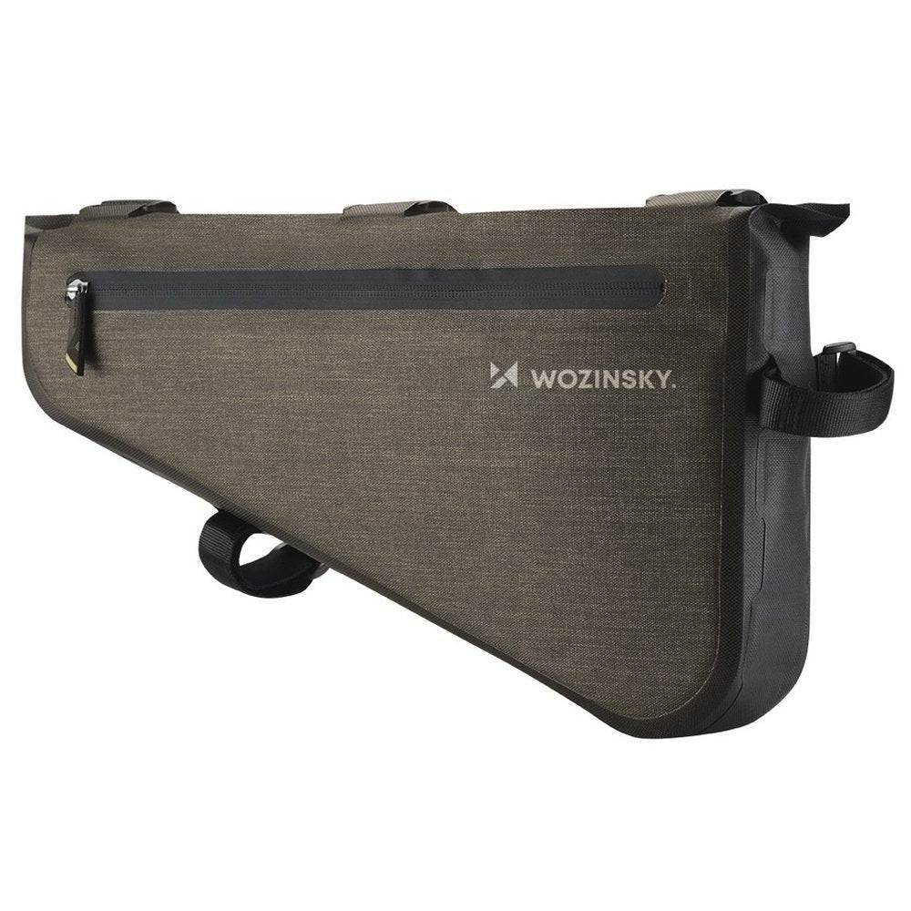 Wozinsky dviračio rėmo krepšys 3.5L pilka (WBB15BK) -- Bicycle Bags