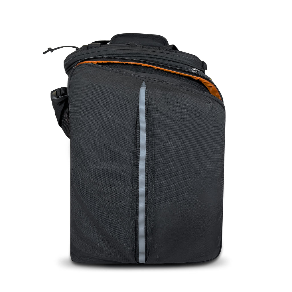Wozinsky Didelis dviračio bagažo krepšys 35l + lietaus apsauga juodas (WBB19BK) -- Bicycle Bags