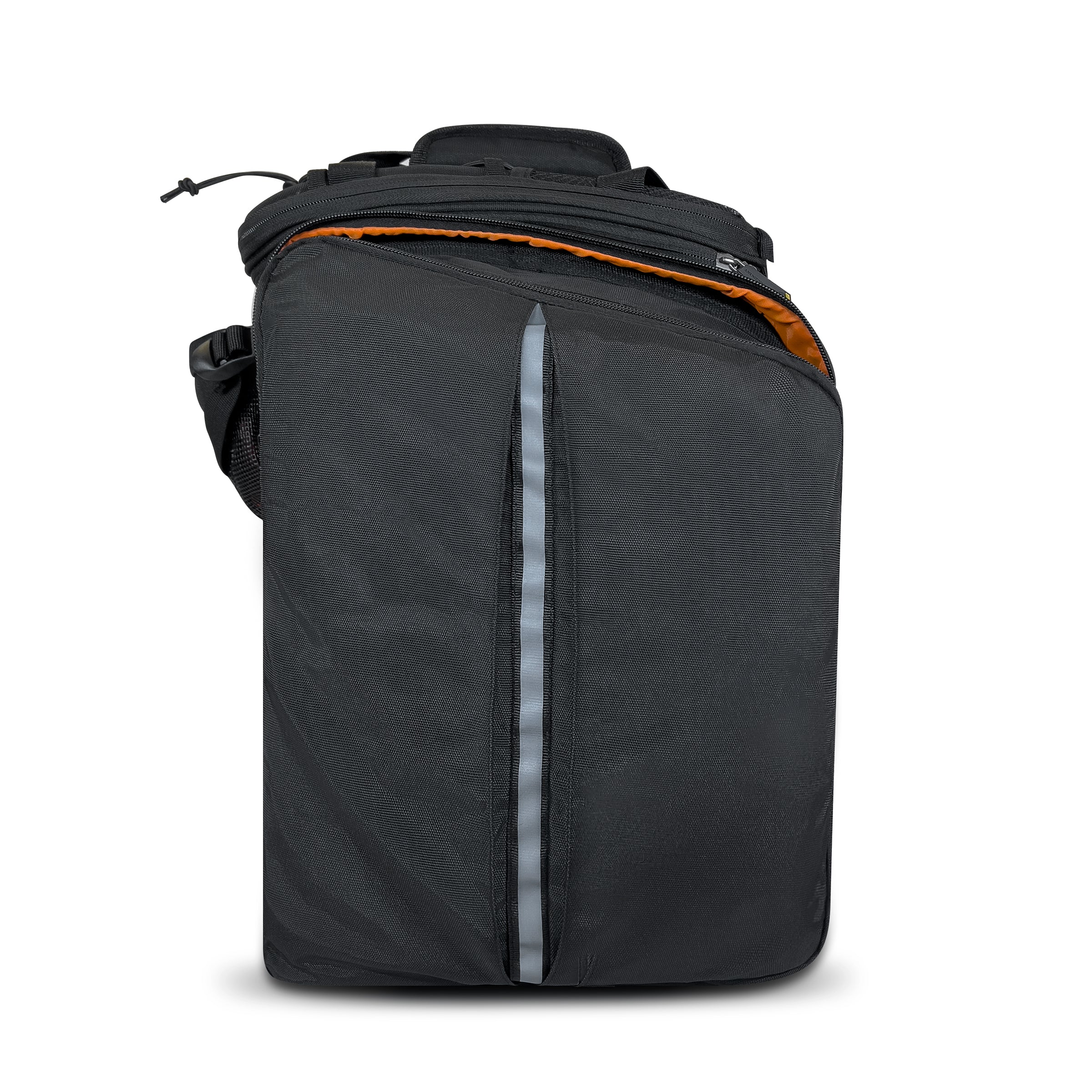 Wozinsky Didelis dviračio bagažo krepšys 35l + lietaus apsauga juodas (WBB19BK) -- Bicycle Bags