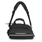 Wozinsky Didelis dviračio bagažo krepšys 35l + lietaus apsauga juodas (WBB19BK) -- Bicycle Bags