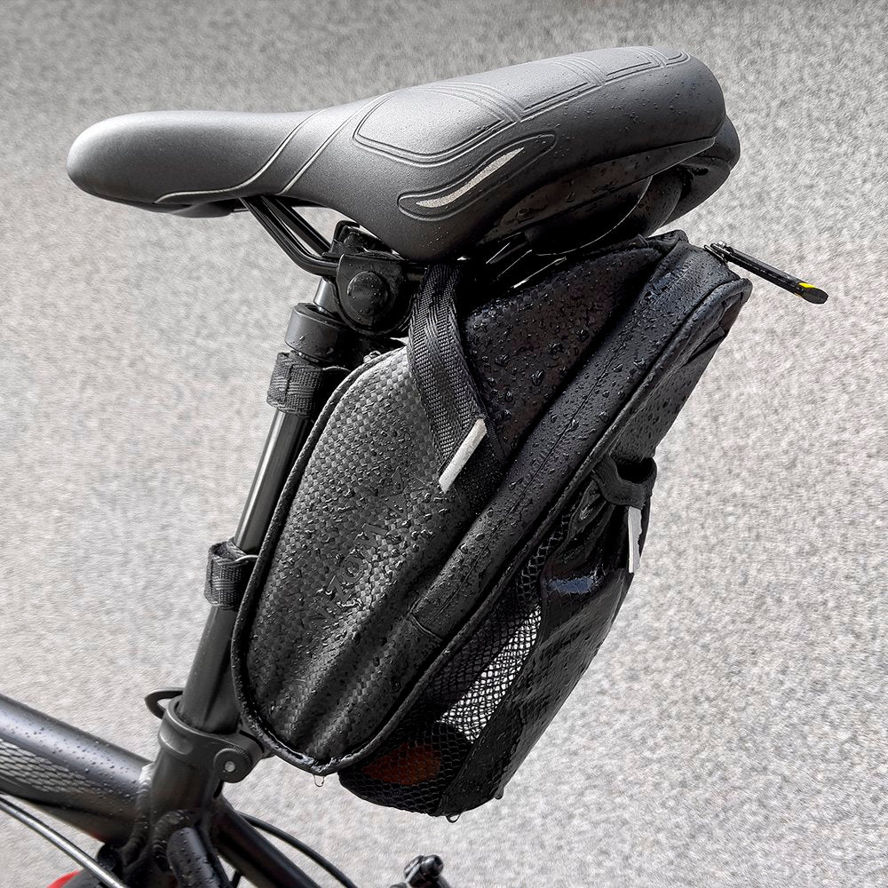 Wozinsky dviratis sėdynės suma 1.5L juoda (WBB20BK) -- Bicycle Bags