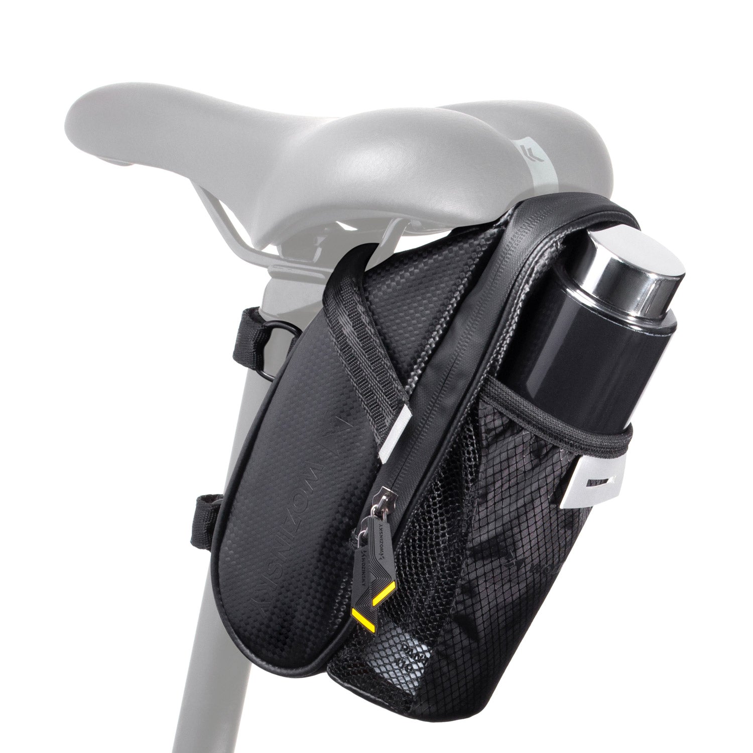 Wozinsky dviratis sėdynės suma 1.5L juoda (WBB20BK) -- Bicycle Bags