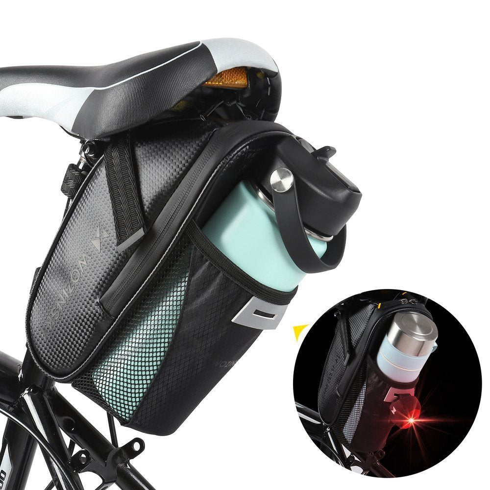 Wozinsky dviratis sėdynės suma 1.5L juoda (WBB20BK) -- Bicycle Bags
