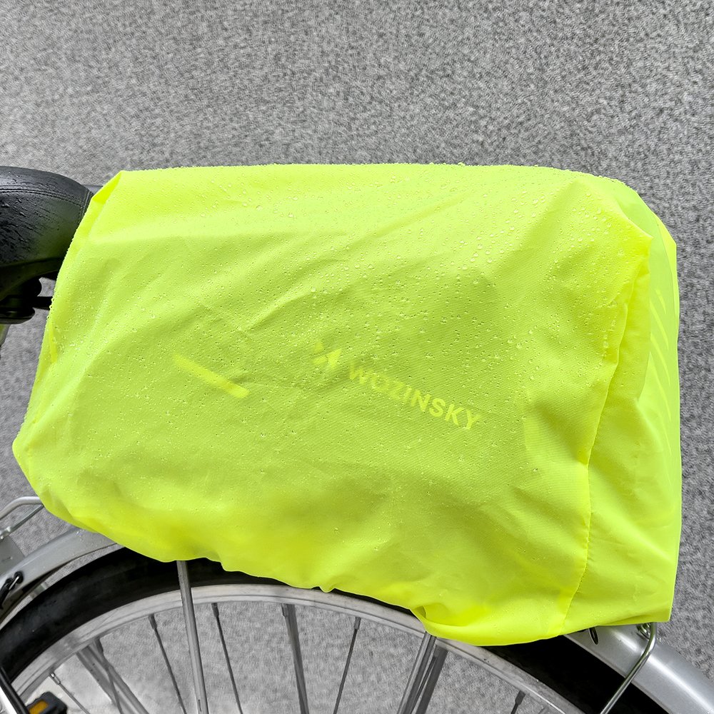Wozinsky dvirazio pažasti suma su petimi 9L (lietpalties dangalas priimtas) juoda (WBB22BK) -- Bicycle Bags
