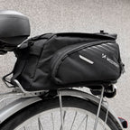 Wozinsky dvirazio pažasti suma su petimi 9L (lietpalties dangalas priimtas) juoda (WBB22BK) -- Bicycle Bags