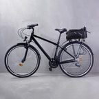 Wozinsky dvirazio pažasti suma su petimi 9L (lietpalties dangalas priimtas) juoda (WBB22BK) -- Bicycle Bags