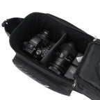 Wozinsky dvirazio pažasti suma su petimi 9L (lietpalties dangalas priimtas) juoda (WBB22BK) -- Bicycle Bags