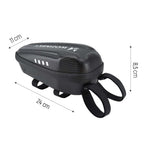 Wozinsky 2L Motorolerio Rankenos Krepšys - Juodas (WSB3BK) -- Bicycle Bags