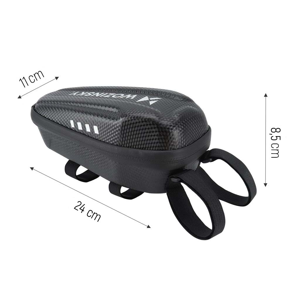 Wozinsky 2L Motorolerio Rankenos Krepšys - Juodas (WSB3BK) -- Bicycle Bags