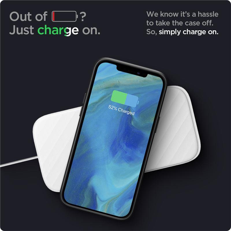 Spigen Liquid Air dėklas iPhone 12 / 12 Pro – juodas -- iPhone 12
