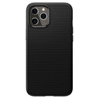 Spigen Liquid Air dėklas iPhone 12 / 12 Pro – juodas -- iPhone 12