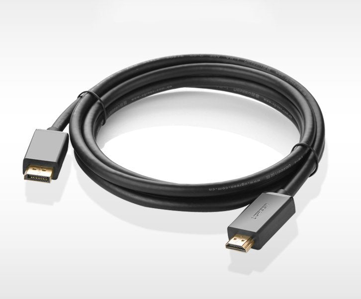 Ugreen vienkryptis DisplayPort į HDMI kabelis 4K 30Hz 32 AWG 2m juodas (DP101 10202) -- Video Cables