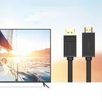 Ugreen vienkryptis DisplayPort į HDMI kabelis 4K 30Hz 32 AWG 1,5m juodas (DP101 10239) -- Video Cables
