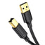 Ugreen USB Type B spausdintuvo laidas (vyriškasis) - USB 2.0 (vyriškasis) 480 Mbps 1,5 m juodas (US135 10350) -- Cell...