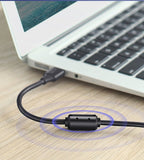 Ugreen USB Type B spausdintuvo laidas (vyriškasis) - USB 2.0 (vyriškasis) 480 Mbps 1,5 m juodas (US135 10350) -- Cell...
