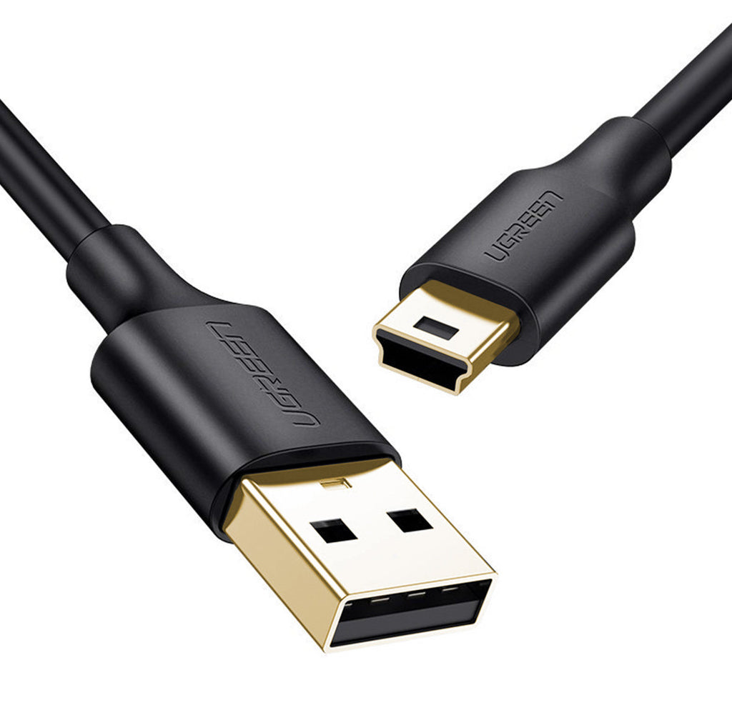 Ugreen laidas USB - mini USB 480 Mbps 3 m juodas (US132 10386) -- Cell phone cables