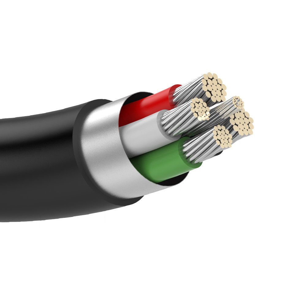 Ugreen laidas USB - mini USB 480 Mbps 3 m juodas (US132 10386) -- Cell phone cables
