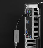 Ugreen išorinis tinklo adapteris RJ45 - USB 2.0 100 Mbps Ethernet juodas (CR110 20254) -- USB Adapters