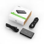 Ugreen switch box HUB jungiklis 4x USB 3.2 Gen 1 USB skaidytuvas dviem kompiuteriams juodas (US216 30768) -- KVM Switches