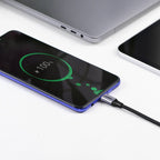 Ugreen US255 50125 USB-C (tiesus) / USB-C (kampinis) PD QC laidas 60W 3A 2m - pilkas -- Cell phone cables