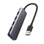 Ugreen USB HUB - 4x USB 3.2 Gen 1 su micro USB maitinimo prievadu pilkas (CM219 50985) -- USB Hubs
