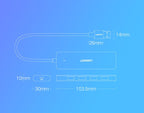 Ugreen USB HUB - 4x USB 3.2 Gen 1 su micro USB maitinimo prievadu pilkas (CM219 50985) -- USB Hubs