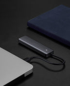 Ugreen USB Type C HUB - 4x USB 3.2 Gen 1 su USB-C maitinimo prievadu pilkas (CM219 70336) -- USB Hubs